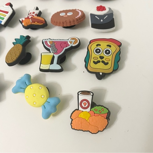 Croc Charm Lot of 15 Food Charms Donut Pineapple Ice Cream - Picture 5 of 12